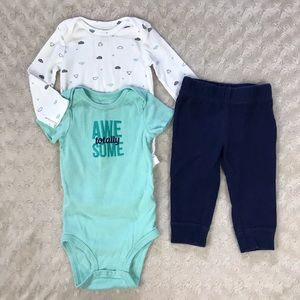 Carter’s Bodysuits & Pants Bundle 9 Months Blue